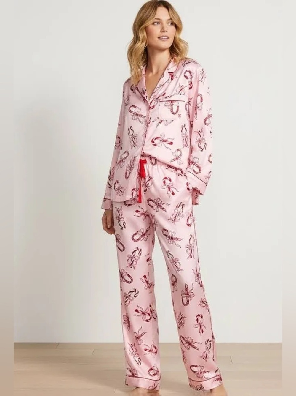 NWT! Victoria’s Secret Glazed Satin Long Pajama Set